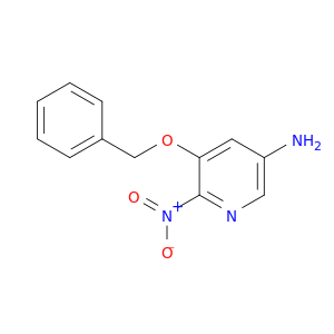 3-Pyridinamine, 6-nitro-5-(phenylmethoxy)-