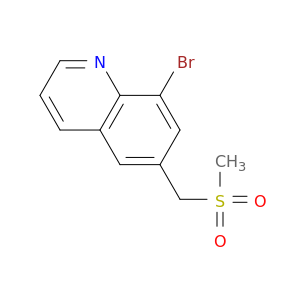 Quinoline, 8-bromo-6-[(methylsulfonyl)methyl]-