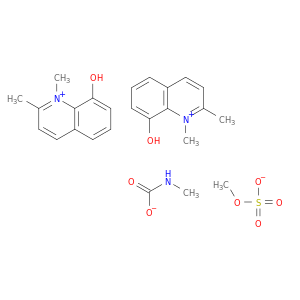 8-Hydroxy-1-methylquinaldinium methylsulfate methylcarbamate