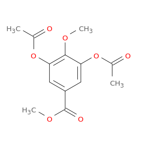 Benzoic acid, 3,5-bis(acetyloxy)-4-methoxy-, methyl ester
