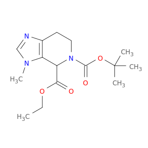 N5-Boc-3-甲基-6,7-二氢-3H-咪唑并[4,5-c]吡啶-4,5(4H)-4-羧酸乙酯