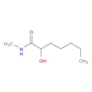 Heptanamide, 2-hydroxy-N-methyl-