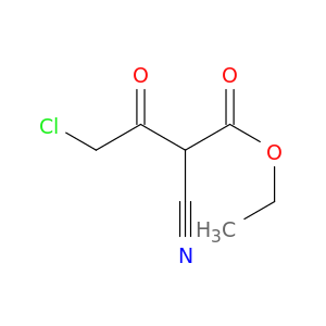 Butanoic acid, 4-chloro-2-cyano-3-oxo-, ethyl ester