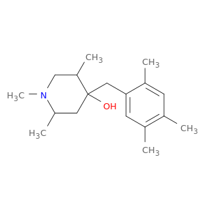 4-Piperidinol, 1,2,5-trimethyl-4-[(2,4,5-trimethylphenyl)methyl]-