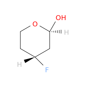 2H-Pyran-2-ol, 4-fluorotetrahydro-, trans-