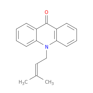 9(10H)-Acridinone, 10-(3-methyl-2-butenyl)-