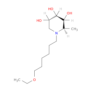 3,4,5-Piperidinetriol, 1-(6-ethoxyhexyl)-2-methyl-, (2R,3S,4R,5S)-