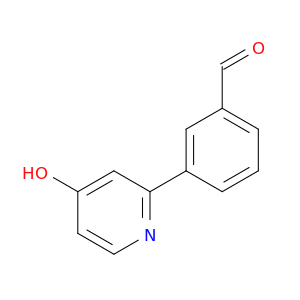 2-(3-Formylphenyl)-4-hydroxypyridine