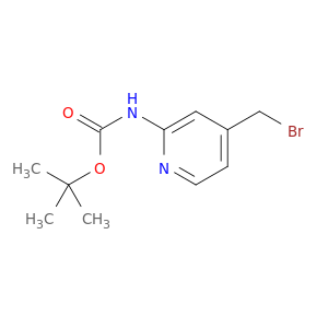 1,1-二甲基乙基N-[4-(溴甲基)-2-吡啶基]氨基甲酸酯