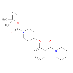 4-[2-(1-哌啶基羰基)苯氧基]-1-哌啶甲酸叔丁酯