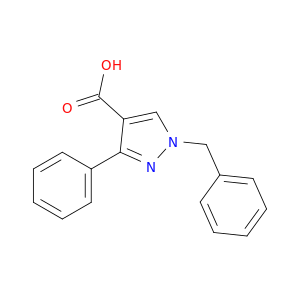 1-苄基-3-苯基-1H-吡唑-4-羧酸