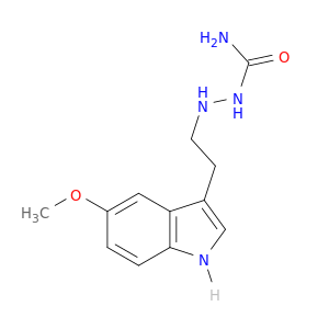 Hydrazinecarboxamide, 2-[2-(5-methoxy-1H-indol-3-yl)ethyl]-