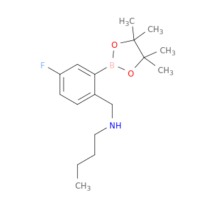 2-(N-Butylaminomethyl-5-fluorophenylboronic acid, pinacol ester