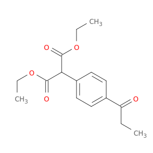 Propanedioic acid, [4-(1-oxopropyl)phenyl]-, diethyl ester