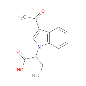 2-(3-Acetyl-1H-indol-1-yl)butanoic acid