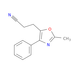 5-Oxazolepropanenitrile, 2-methyl-4-phenyl-