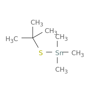 Stannane, [(1,1-dimethylethyl)thio]trimethyl-