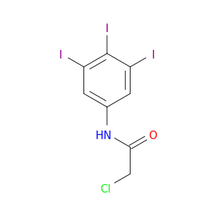 Acetamide, 2-chloro-N-(3,4,5-triiodophenyl)-