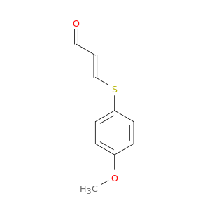 2-Propenal, 3-[(4-methoxyphenyl)thio]-, (E)-