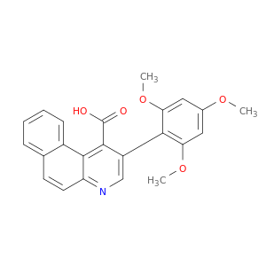 2-(2,4,6-三甲氧基苯基)苯并[F]喹啉-1-羧酸