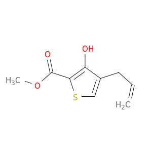 2-Thiophenecarboxylic acid, 3-hydroxy-4-(2-propenyl)-, methyl ester