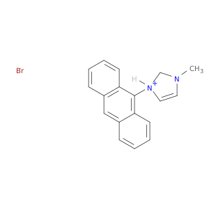 1H-Imidazolium, 1-(9-anthracenyl)-3-methyl-, bromide