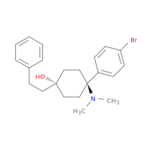 反式-4-（4-溴苯基）-4-（二甲基氨基）-1-（2-苯乙基）环己醇