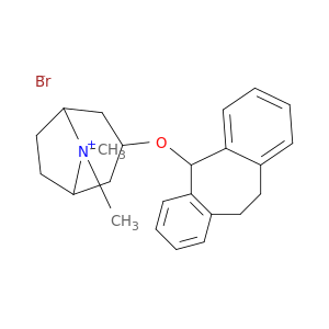 8-Azoniabicyclo[3.2.1]octane,3-[(10,11-dihydro-5H-dibenzo[a,d]cyclohepten-5-yl)oxy]-8,8-dimethyl-, bromide,endo- (9CI)