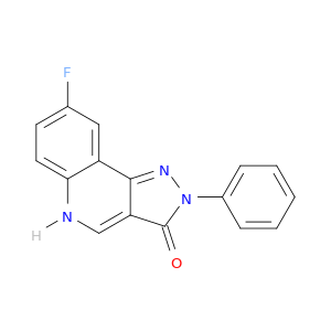 3H-Pyrazolo[4,3-c]quinolin-3-one, 8-fluoro-2,5-dihydro-2-phenyl-