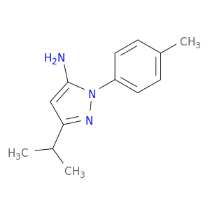 1-(4-Methylphenyl)-3-(propan-2-yl)-1H-pyrazol-5-amine