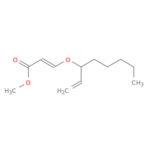 2-Propenoic acid, 3-[(1-ethenylhexyl)oxy]-, methyl ester, (E)-