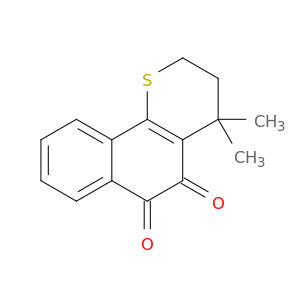 2H-Naphtho[1,2-b]thiopyran-5,6-dione, 3,4-dihydro-4,4-dimethyl-