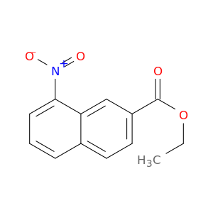 2-Naphthalenecarboxylic acid, 8-nitro-, ethyl ester