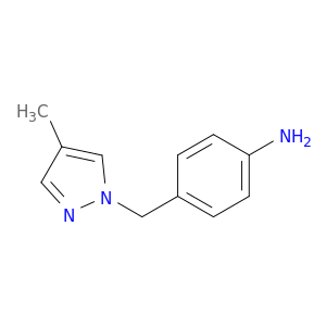 4-[(4-Methyl-1H-pyrazol-1-yl)methyl]aniline