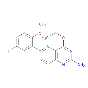 Pyrido[3,2-d]pyrimidin-2-amine, 4-ethoxy-6-(5-fluoro-2-methoxyphenyl)-