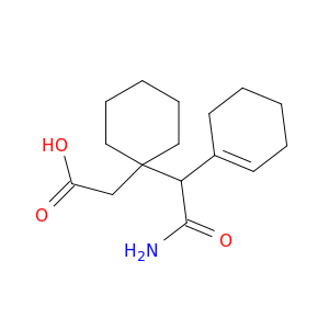 Cyclohexaneacetic acid, 1-[2-amino-1-(1-cyclohexen-1-yl)-2-oxoethyl]-
