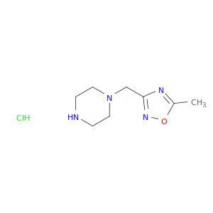 1-[(5-Methyl-1,2,4-oxadiazol-3-yl)methyl]piperazine Hydrochloride