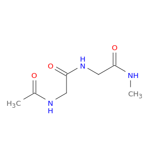Glycinamide, N-acetylglycyl-N-methyl-