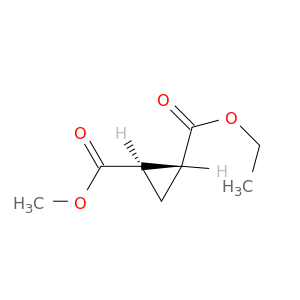 1,2-Cyclopropanedicarboxylic acid, ethyl methyl ester, trans-