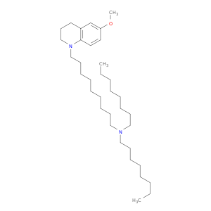 1(2H)-Quinolinenonanamine, 3,4-dihydro-6-methoxy-N,N-dioctyl-