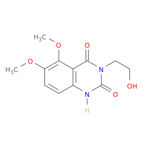 2,4(1H,3H)-Quinazolinedione, 3-(2-hydroxyethyl)-5,6-dimethoxy-
