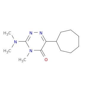 1,2,4-Triazin-5(4H)-one, 6-cycloheptyl-3-(dimethylamino)-4-methyl-