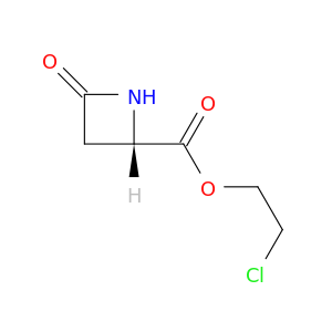 2-Azetidinecarboxylic acid, 4-oxo-, 2-chloroethyl ester, (2S)-