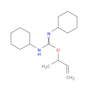 Carbamimidic acid, N,N'-dicyclohexyl-, 1-methyl-2-propenyl ester