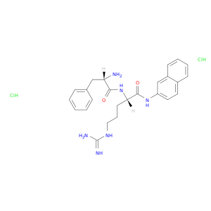 (S)-2-((S)-2-氨基-3-苯基丙酰胺基)-5-胍基-N-(萘-2-基)戊酰胺二盐酸盐