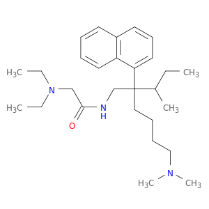 N-(2-BUTAN-2-YL-6-DIMETHYLAMINO-2-NAPHTHALEN-1-YL-HEXYL)-2-DIETHYLAMINO-ACETAMIDE