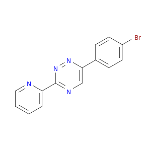 1,2,4-Triazine, 6-(4-bromophenyl)-3-(2-pyridinyl)-
