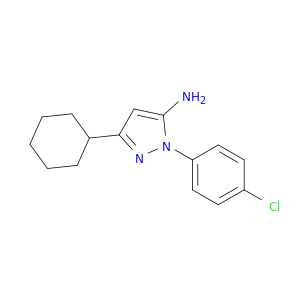 3-环己基-1-(4-氯苯基)-5-氨基吡唑