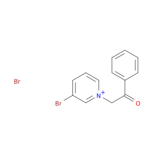 Pyridinium,3-bromo-1-(2-oxo-2-phenylethyl)-, bromide (1:1)