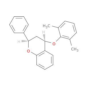 2H-1-Benzopyran, 4-(2,6-dimethylphenoxy)-3,4-dihydro-2-phenyl-, cis-